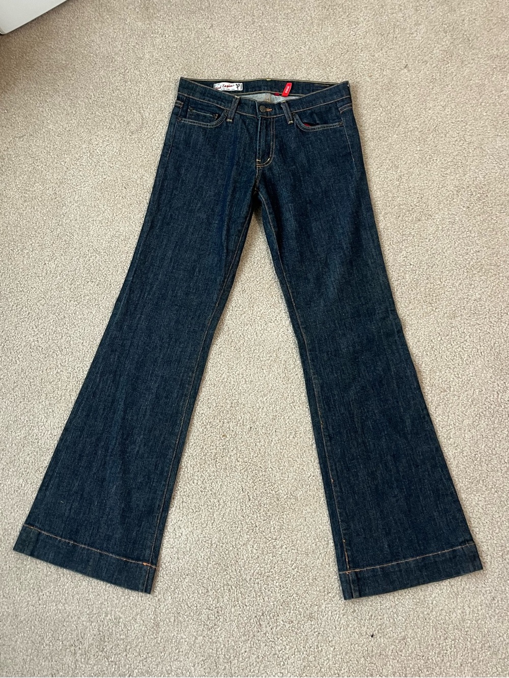 Red Engine Women's Dark Indigo Flare Jeans